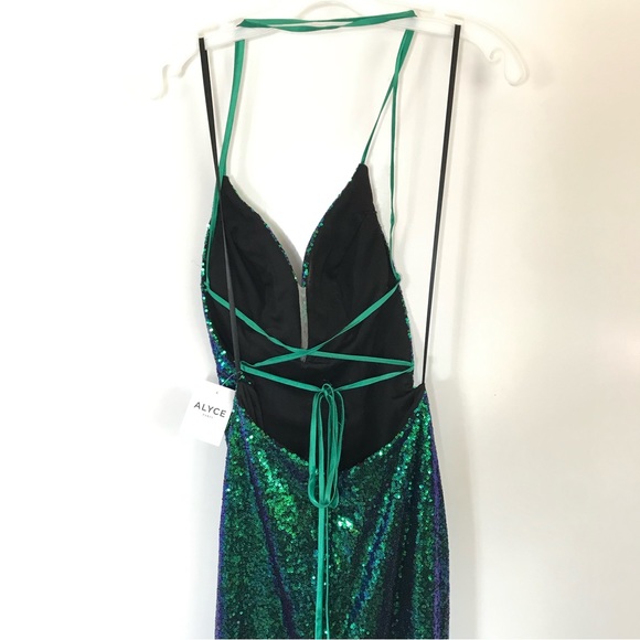 Alyce Paris 60032 Sequin Prom Dress Chameleon 2 - Picture 7 of 14